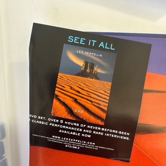 Led Zeppelin Live DVD Box Set (2 Discs, 2003) Pre-owned - Picture 8 of 10